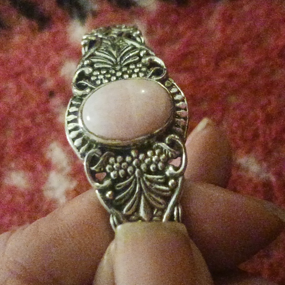 !, New!Genuine,Pink opal, 925 Solid, Sterling,bracelet! - Picture 6 of 6
